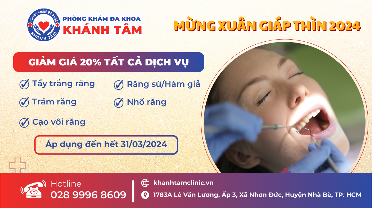 ƯU ĐÃI DỊCH VỤ NHA KHOA MỪNG TẾT GIÁP THÌN 2024