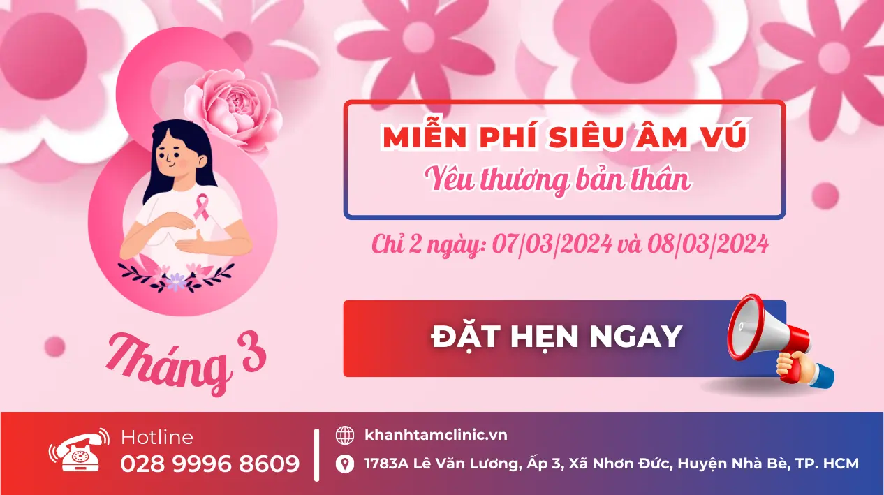 CHÚC MỪNG NGÀY 8/3 VÀ SIÊU ÂM VÚ MIỄN PHÍ